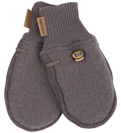 Mikk-Line Mittens - Wool - Sparrow