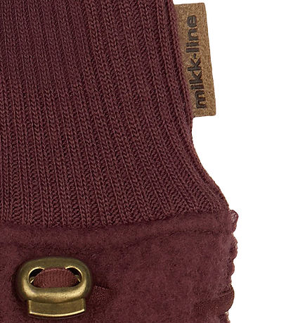 Mikk-Line Mittens - Wool - Rum Raisins