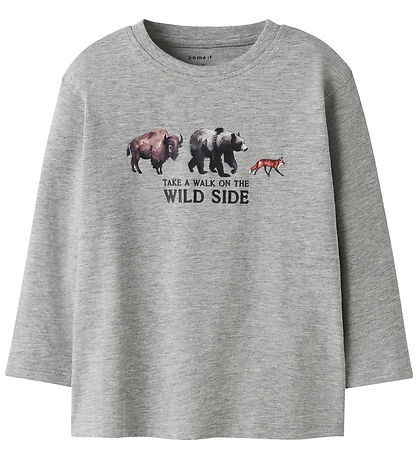 Name It Blouse - NmmOris - Grey Melange