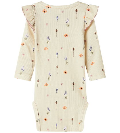 Name It Bodysuit l/s - NbfOhio - Peyote Melange