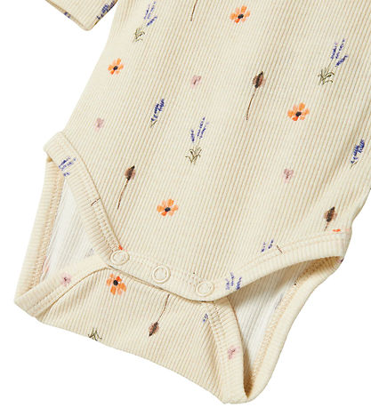 Name It Bodysuit l/s - NbfOhio - Peyote Melange