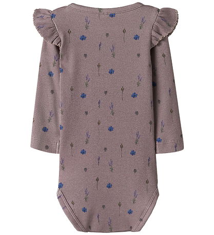 Name It Romper l/s - NbfOhio - Paddenstoel
