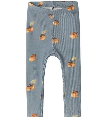 Name It Leggings - Rib - NbmOlyan - Tradewinds
