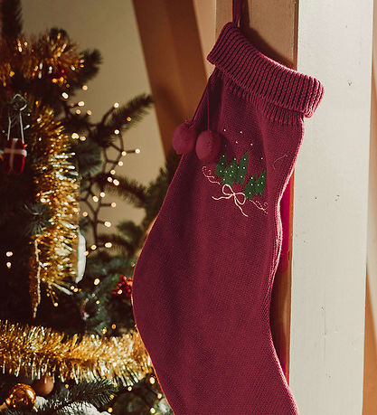 That's Mine Christmas Stocking - Knitted - Noos - Carly - Rhubar