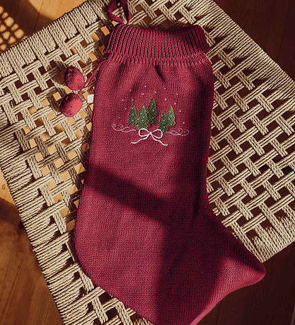 That's Mine Christmas Stocking - Knitted - Noos - Carly - Rhubar
