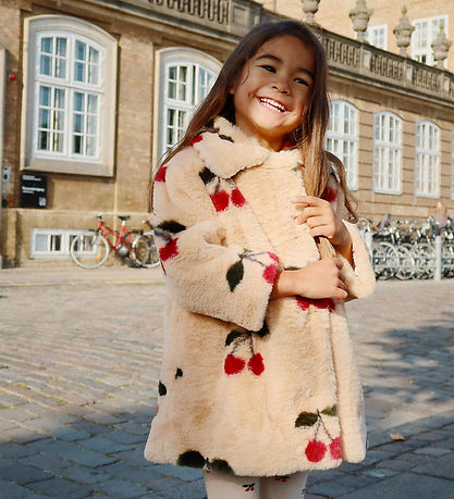 Konges Sløjd Jacke - Fuzzie Coat - Ma Grande Cerise