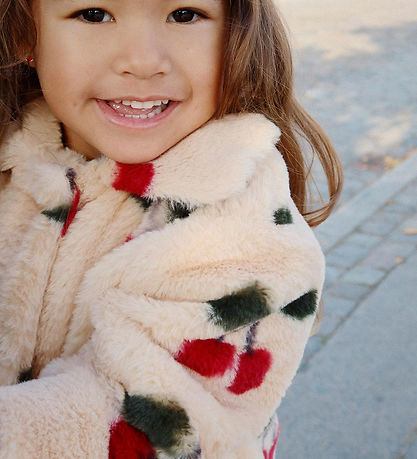 Konges Sløjd Jacke - Fuzzie Coat - Ma Grande Cerise