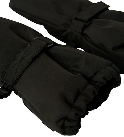 Name It Mittens w. Wool fleece - NknSnow10 - Black