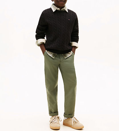 Pantalon Tommy Hilfiger - Cargo - Étain Green