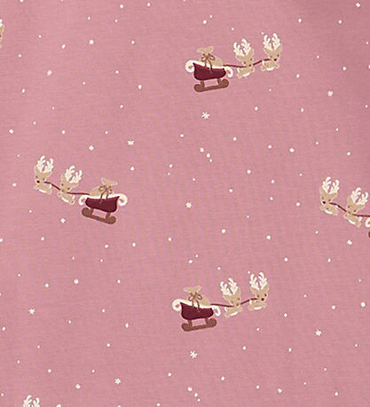 Müsli Bodysuit l/s - Christmas - Nostalgia Rose/Cabernet/Conditi