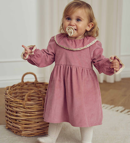 Müsli Dress - Corduroy - Nostalgia Rose