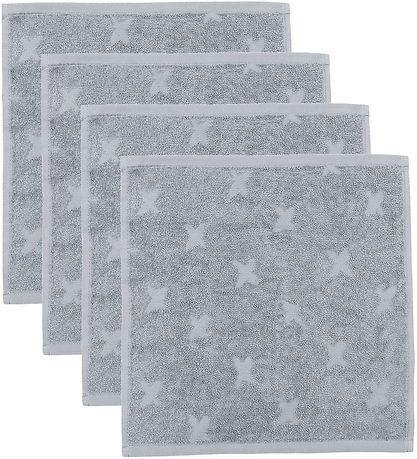 Müsli Washcloths - 4-Pack - Jasmin Blue