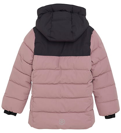 Color Kids Down Jacket - Quilt - Woodrose