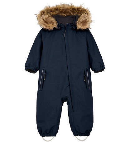 Color Kids Schneeanzug - Baby-Overall mit Fake Fur