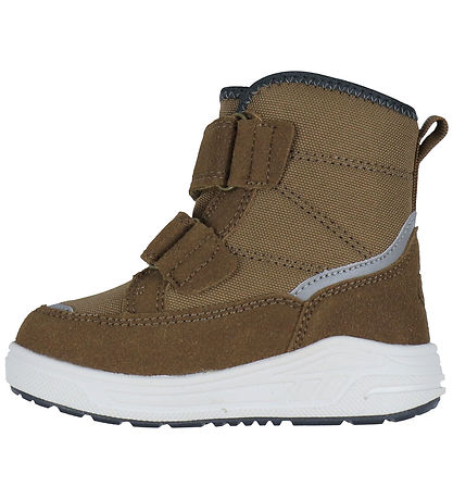 Color Kids Boots - w. Velcro - Nuthatch