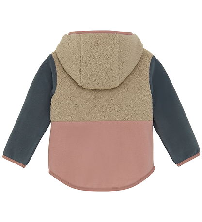 Color Kids Fleece Jacket - Baby Teddy - Woodrose