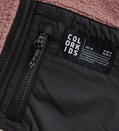 Color Kids Fleece Jacket - Woodrose