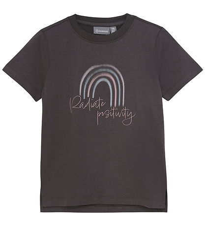 Color Kids T-shirt w. Print - Phantom