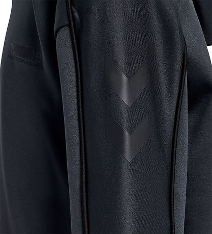 Hummel Hoodie - hmlJR - Interlock Hoddie - Ebony