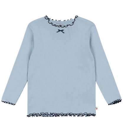 Konges Sløjd Set - Blouse/Leggings - Rib - Rivi - Blue Fog