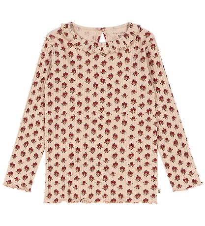 Konges Sløjd Blouse - Rib - Nia - Ruby Rose w. Pointelle