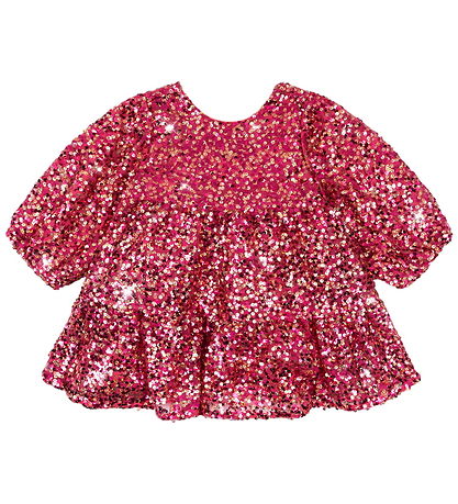 Konges Sløjd Jurk - Lila Sequin Bow - Mousserende Sangria