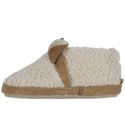 Melton Hausschuhe - Unscharf Teddy - Oxford Tan