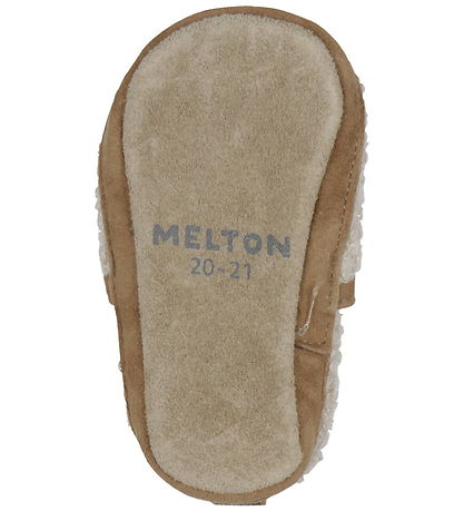 Melton Hausschuhe - Unscharf Teddy - Oxford Tan