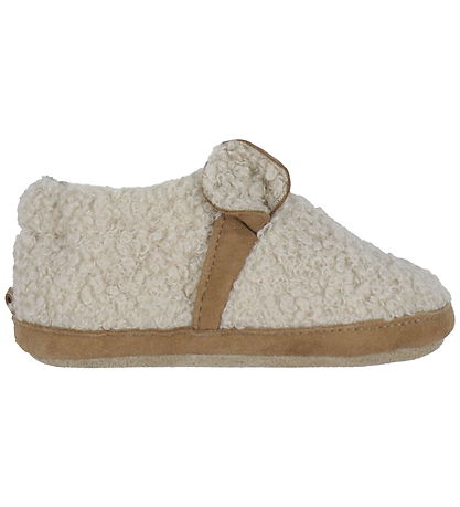 Melton Hausschuhe - Unscharf Teddy - Oxford Tan