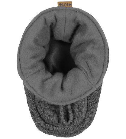 Melton Slippers - Noos - Medium+ Grey Melange