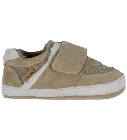 Melton Soft Sole Leather Shoes - Noos - Running Slippers - Natur