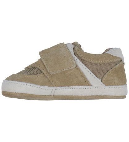 Melton Soft Sole Leather Shoes - Noos - Running Slippers - Natur