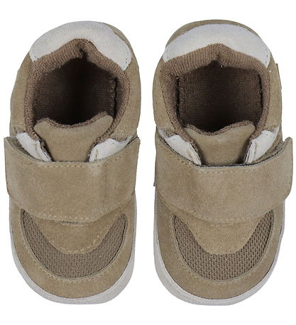 Melton Soft Sole Leather Shoes - Noos - Running Slippers - Natur