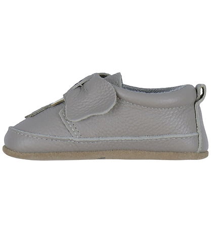 Melton Soft Sole Leather Shoes - Noos - Elephant - Opal Grey