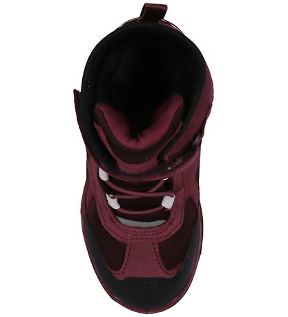 Ecco Winter Boots - Snow Mountain - Black/Red Plum/Dark Ruby