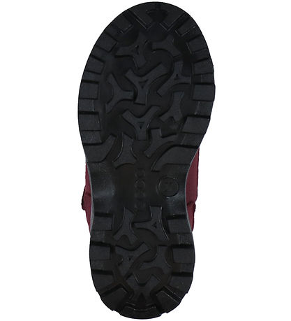 Ecco Winter Boots - Snow Mountain - Black/Red Plum/Dark Ruby