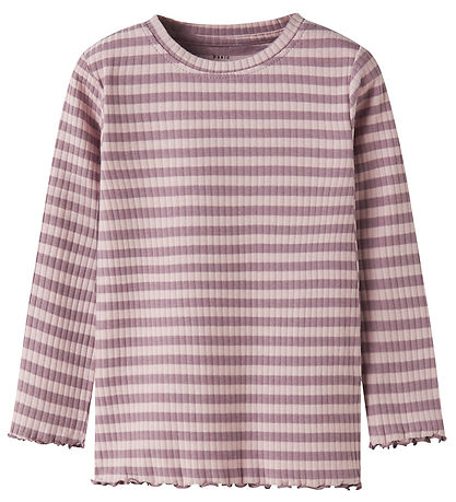 Name It Blouse - Rib - NmfVemma - Toadstool/Burnished Lilac