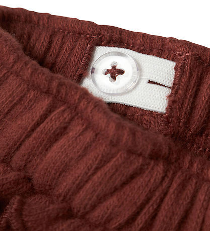 Lil' Atelier Trousers - NbfThora - Hot Chocolate