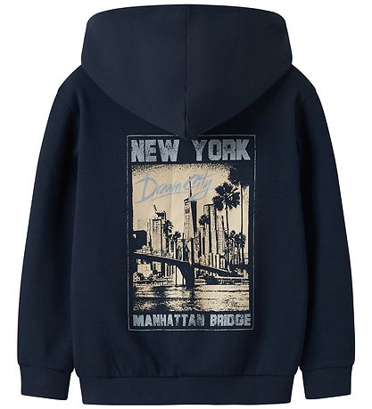 Name It Hoodie - NkmVoltinus - Navy Blazer/1986 New York