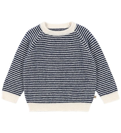 Blouse Konges Sløjd - Laine - Tricoté - Berle - Enseigne Blue/Bu