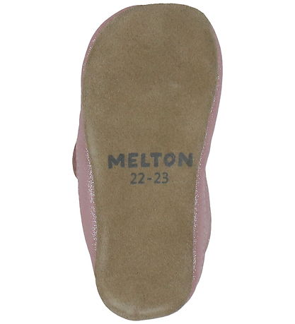 Chaussons Melton - Shimmer - Rose Gris
