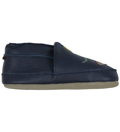 Melton Soft Sole Leather Shoes - Dinosaur - Navy Academy