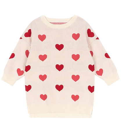 Konges Sløjd Dress - Knitted - Lapis - Coeur Color/Duo Pink