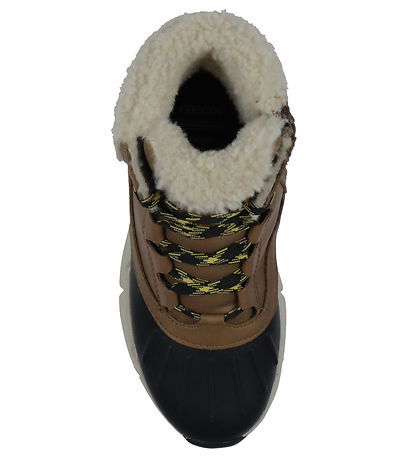 Geox Winter Boots - J Flexyper Plus - Brown/Yellow