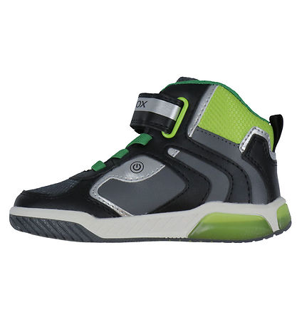 Geox Boots w. Light - Inex - Black/Lime