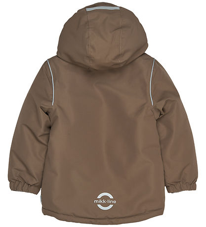 Mikk-Line Winterjas - Gerecycled - Chocolate Chip