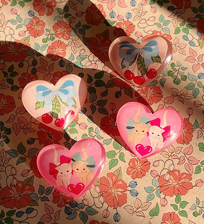 Konges Sløjd Hair Clips - 2-Pack - Amarena