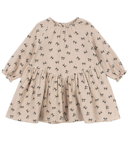 Konges Sløjd Dress - Muslin - Coco - Bow Magnet
