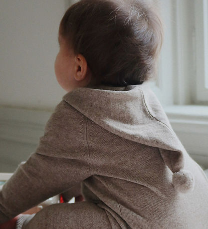 Konges Sløjd Jumpsuit - Wool - Knitted - Mattou - Light Brown