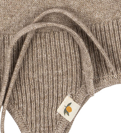 Konges Sløjd Beanie - Wool - Knitted - Mattou - Light Brown